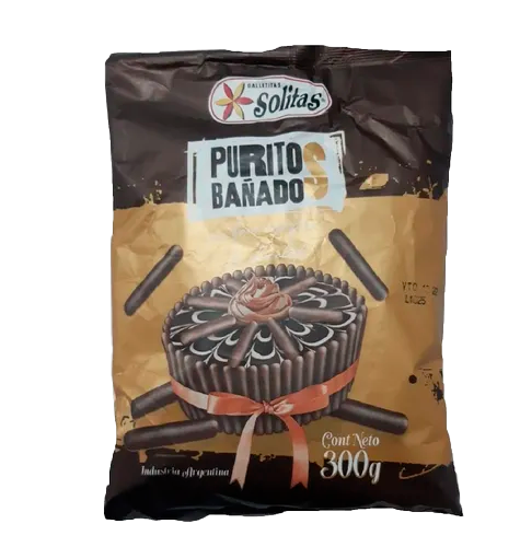 SOLITAS PURITOS C/CHOCOLATE X 300 G 14