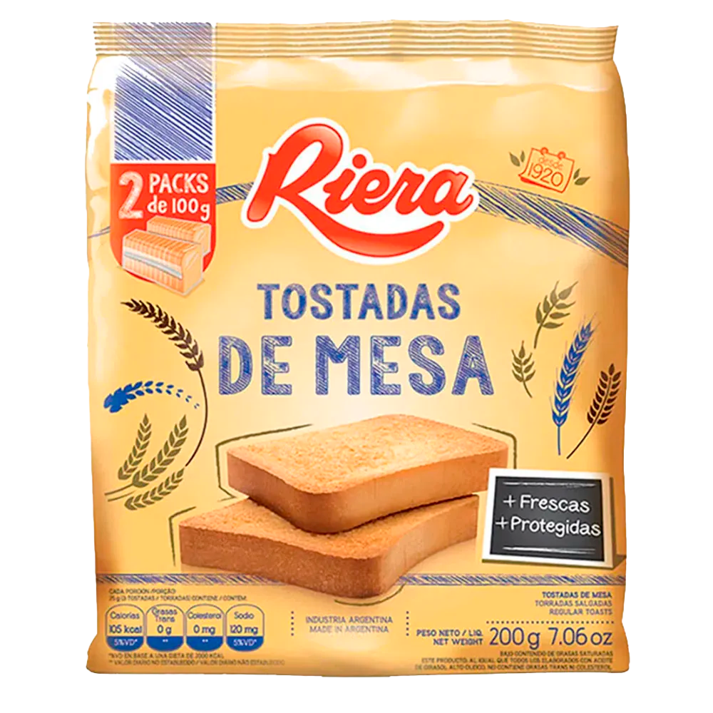 RIERA CLASICAS MESA X 200 GRS 18 