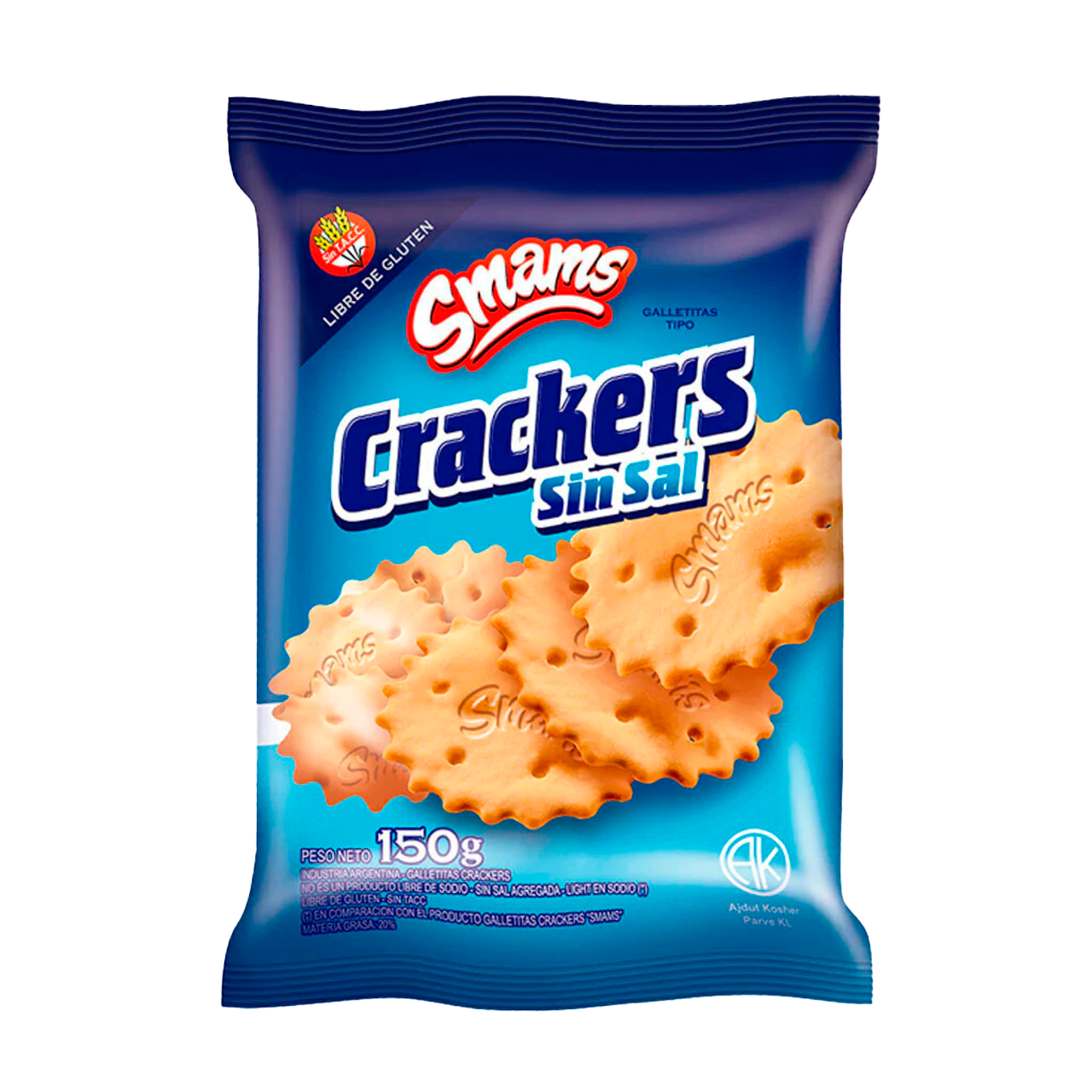 SMAMS CRACKERS SIN SAL X 150 G 18