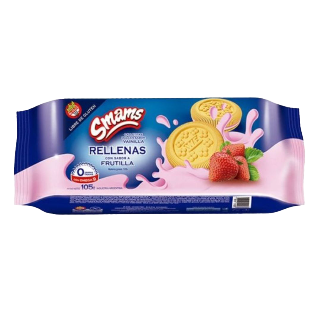SMAMS RELLENAS S/ FRUTILLA X 105 G 18