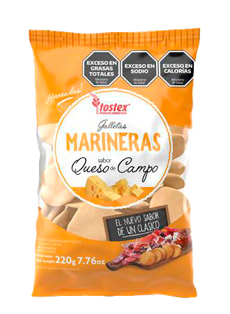 TOSTEX MARINERA QUESO X 220GR 12