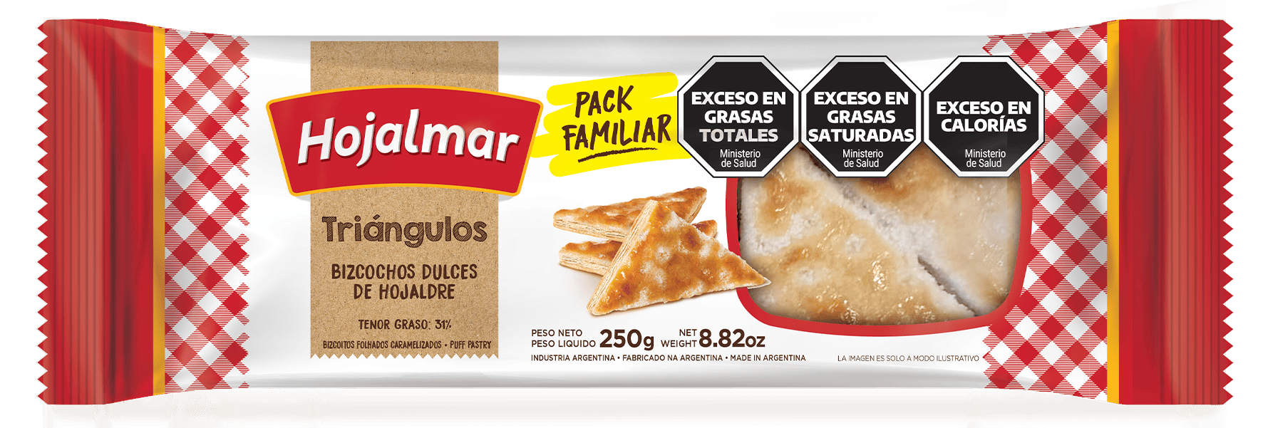 HOJALMAR TRIANGULITO X 250 GRS 18