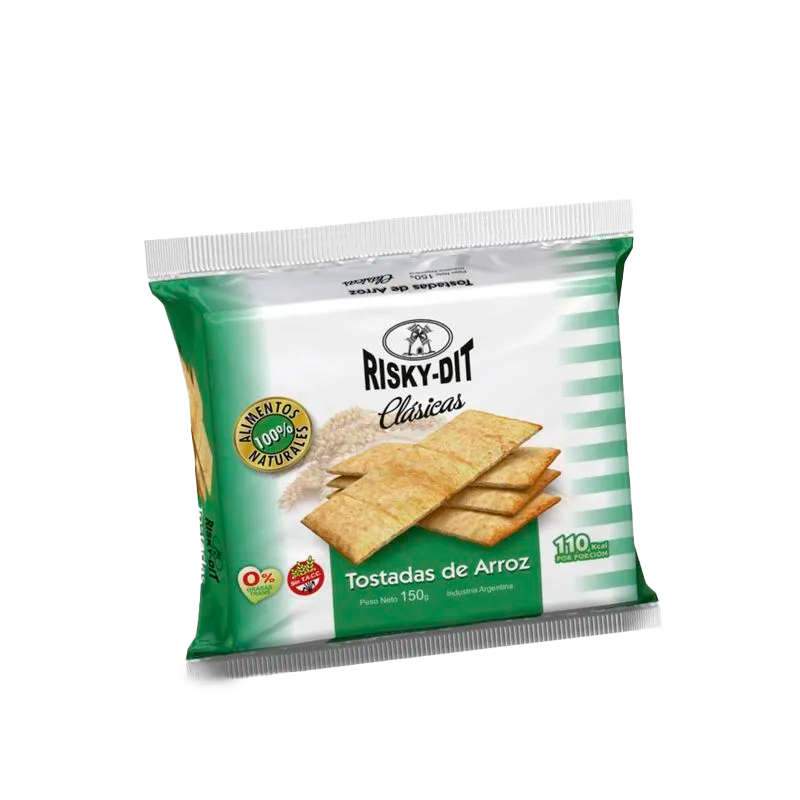 RISKY-DIT TOSTADAS DE ARROZ CLASICA X 150 G 24