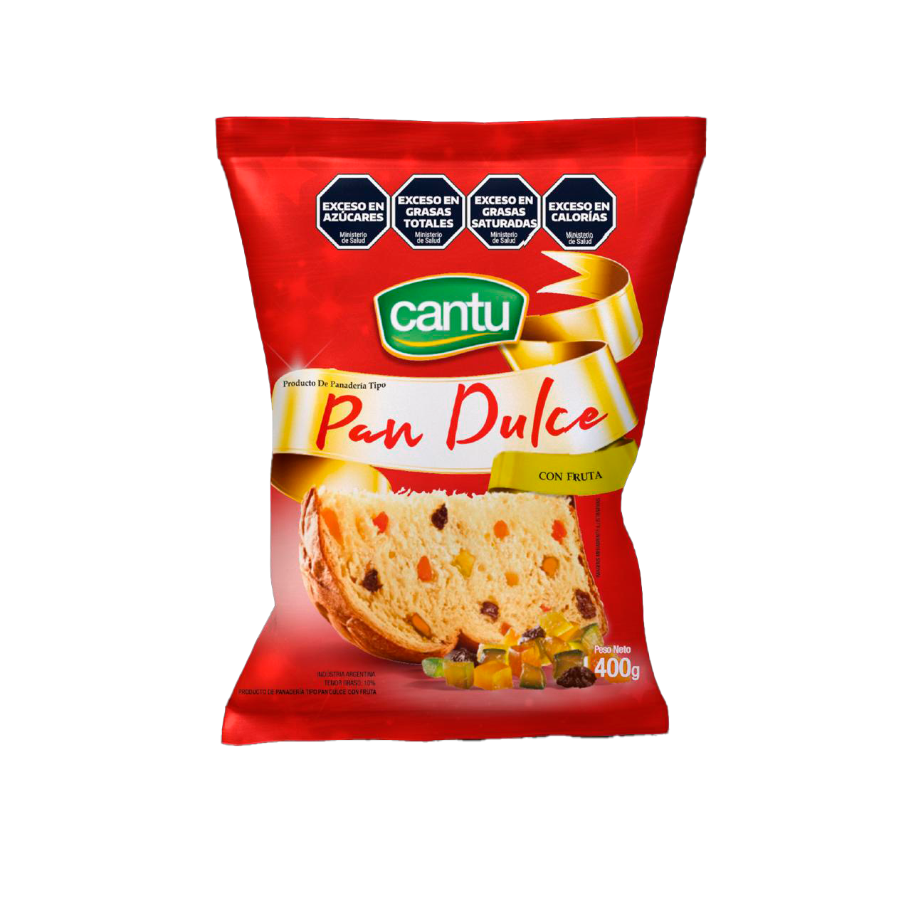 CANTU PAN DULCE C/FRUTA X 400 G 8