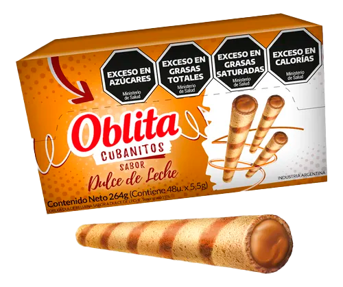 OBLITA CUBANITO DULCE LECHE X 48 U 16