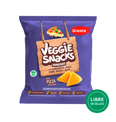 GRANIX VEGGIE SNACKS PIZZA X 90 G 8