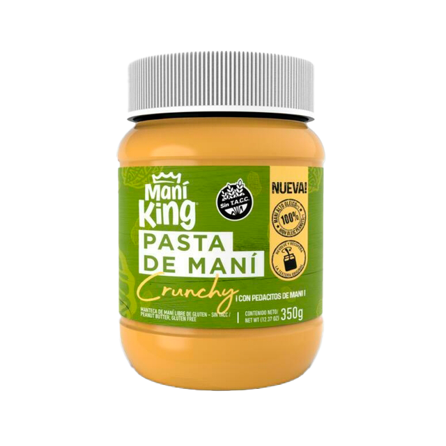 KING PASTA DE MANI CRUNCHY X 350 G 12