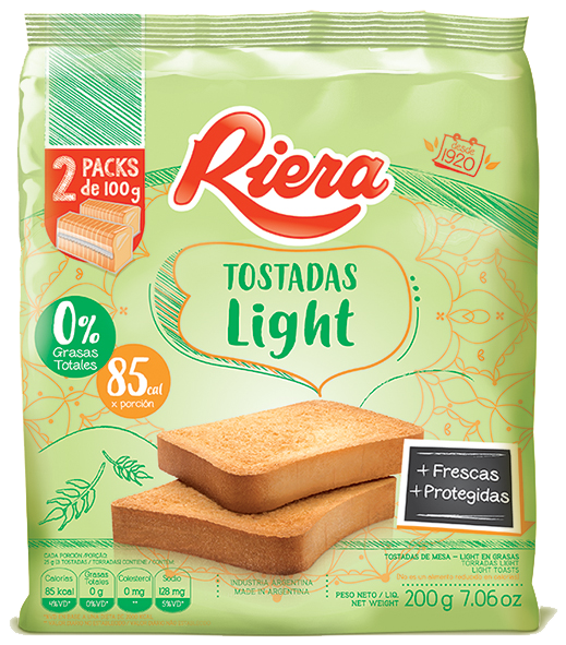 RIERA TOSTADA LIGHT X 200 GRS 18