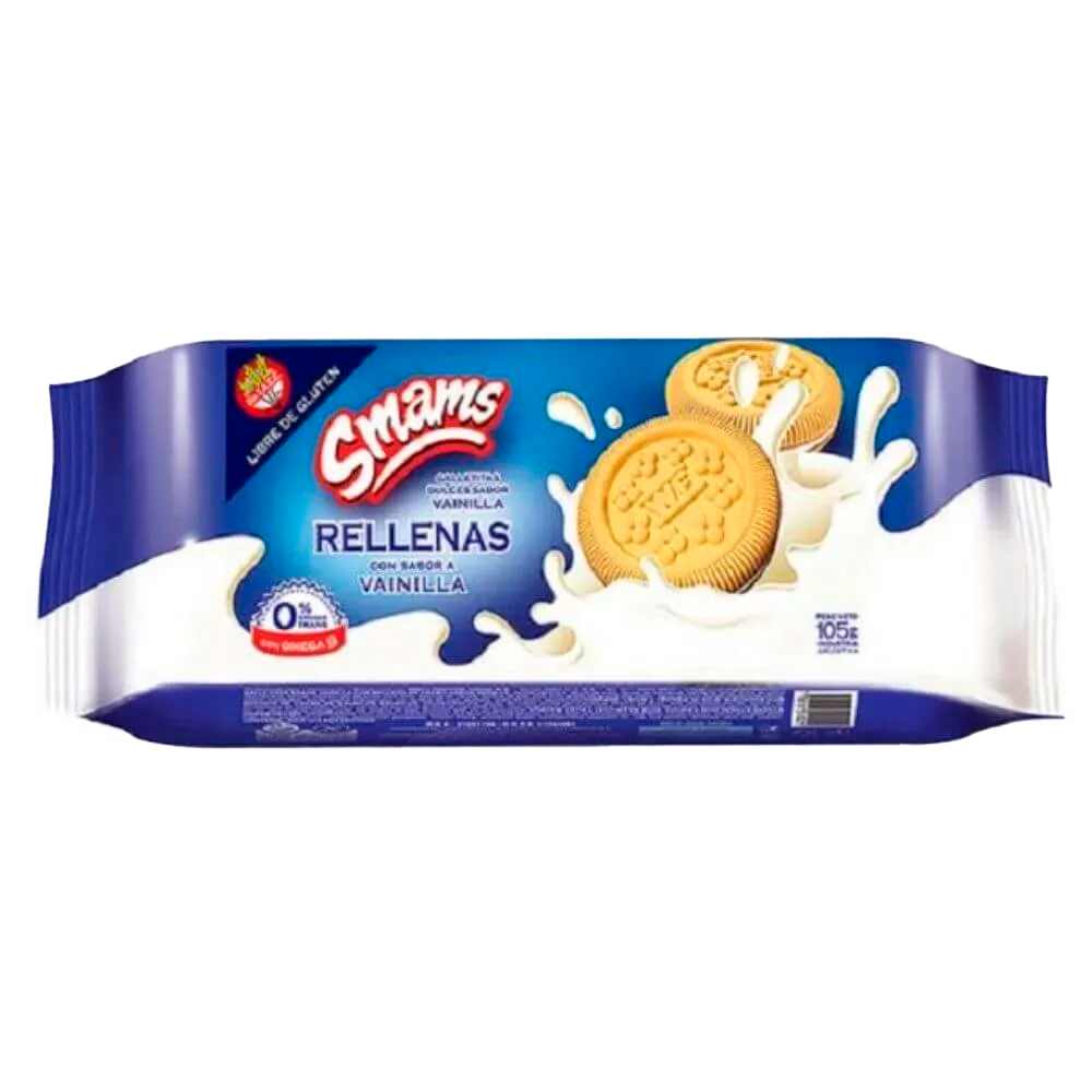 SMAMS RELLENAS S/ VAINILLA X 105 G 18