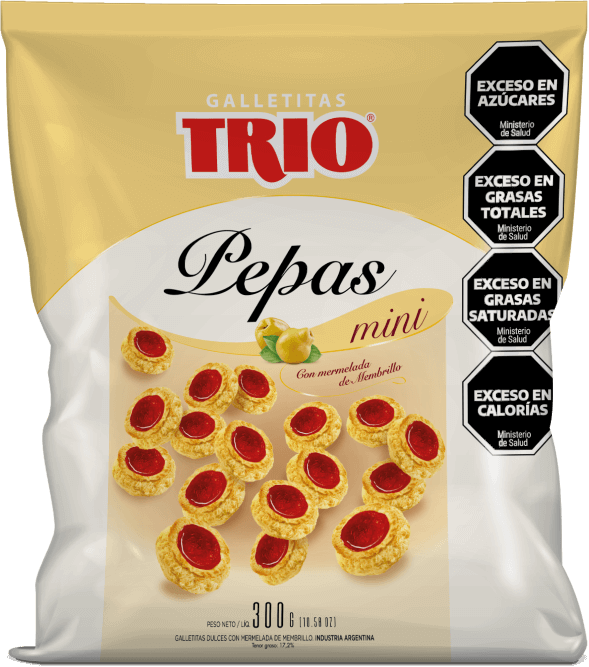 TRIO PEPAS MINI X 300 GRS 10