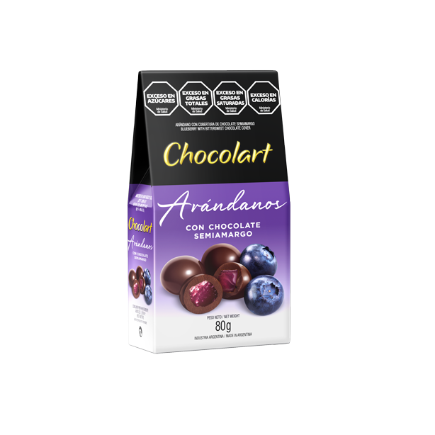 CHOCOLART ARANDANO X 80 G 24