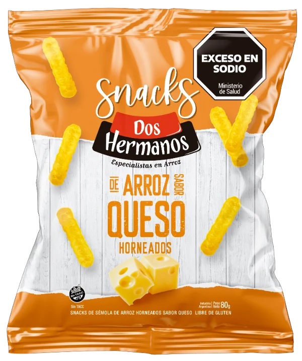 DOS HERMANOS PALITOS DE ARROZ QUESO 80 G 10