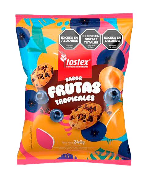 TOSTEX FRUTAS TROPICALES X 240 12