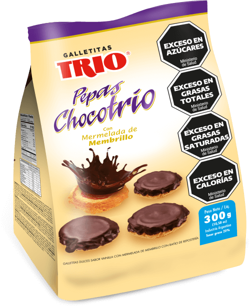 TRIO PEPAS CHOCOTRIO X 300 G 12