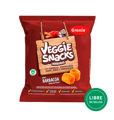 GRANIX VEGGIE SNACKS BARBACOA X 90 G 8