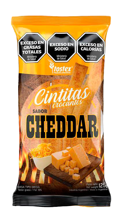 TOSTEX CINTAS CHEDDAR X 120 G 13