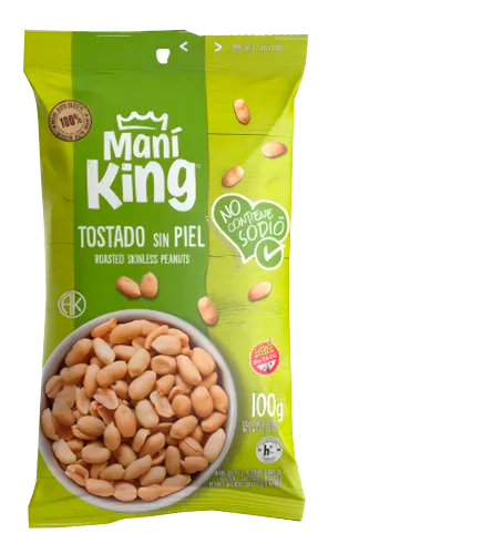 KING MANI TOSTADO SIN PIEL X 100 GRS 15