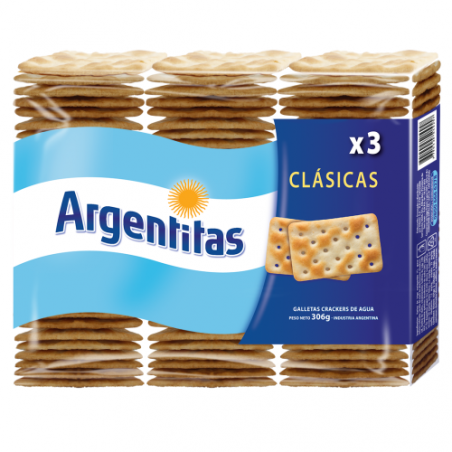 ARGENTITAS CRACKERS X 306 GRS